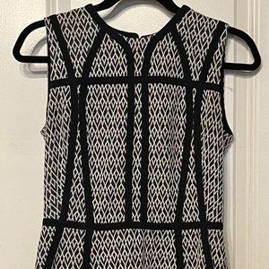 1 by O'2ND Abstract Printed Bodycon Dress